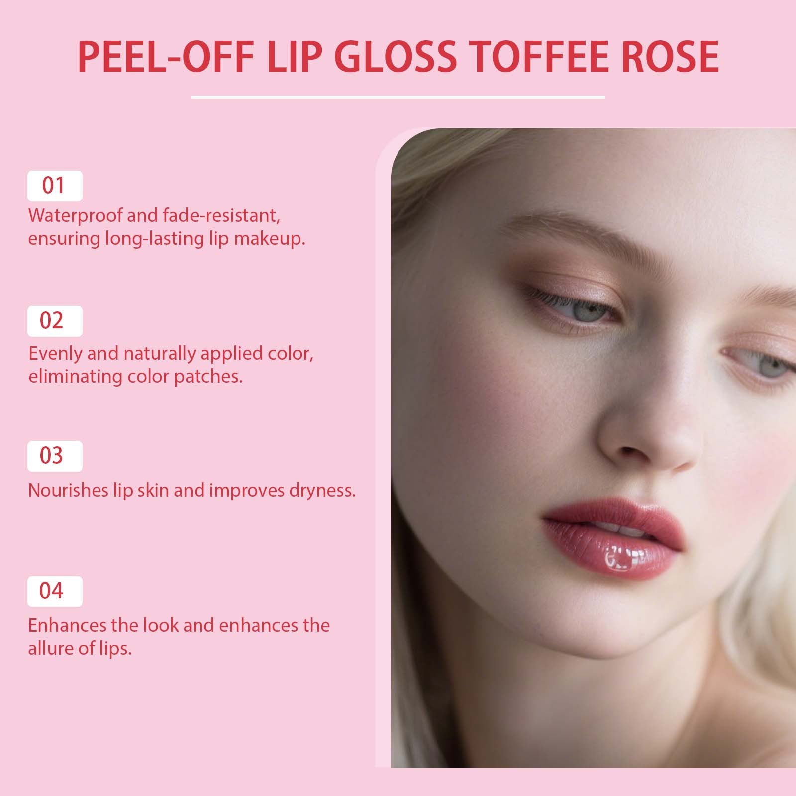 Peel-Off Lip Stain Tint — Easy Apply, All-Day