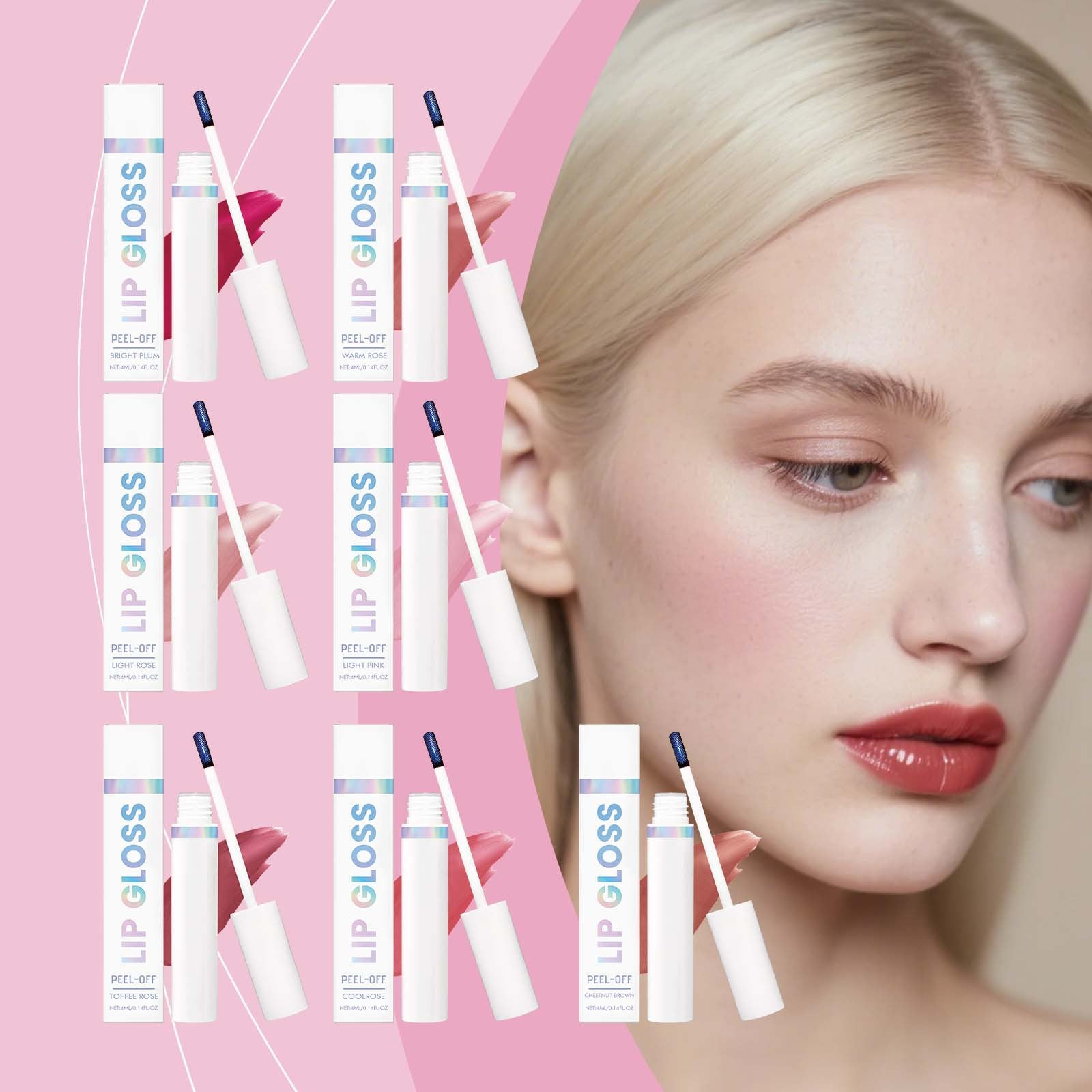 Peel-Off Lip Stain Tint — Easy Apply, All-Day